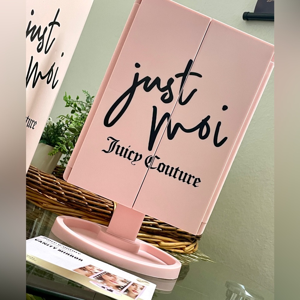 Juicy Couture Pink Tri-Fold Mirror